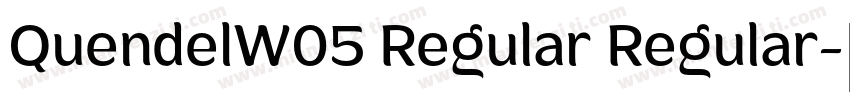 QuendelW05 Regular Regular字体转换